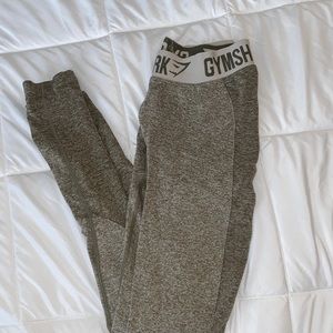 Gymshark olive green flex leggings size XS